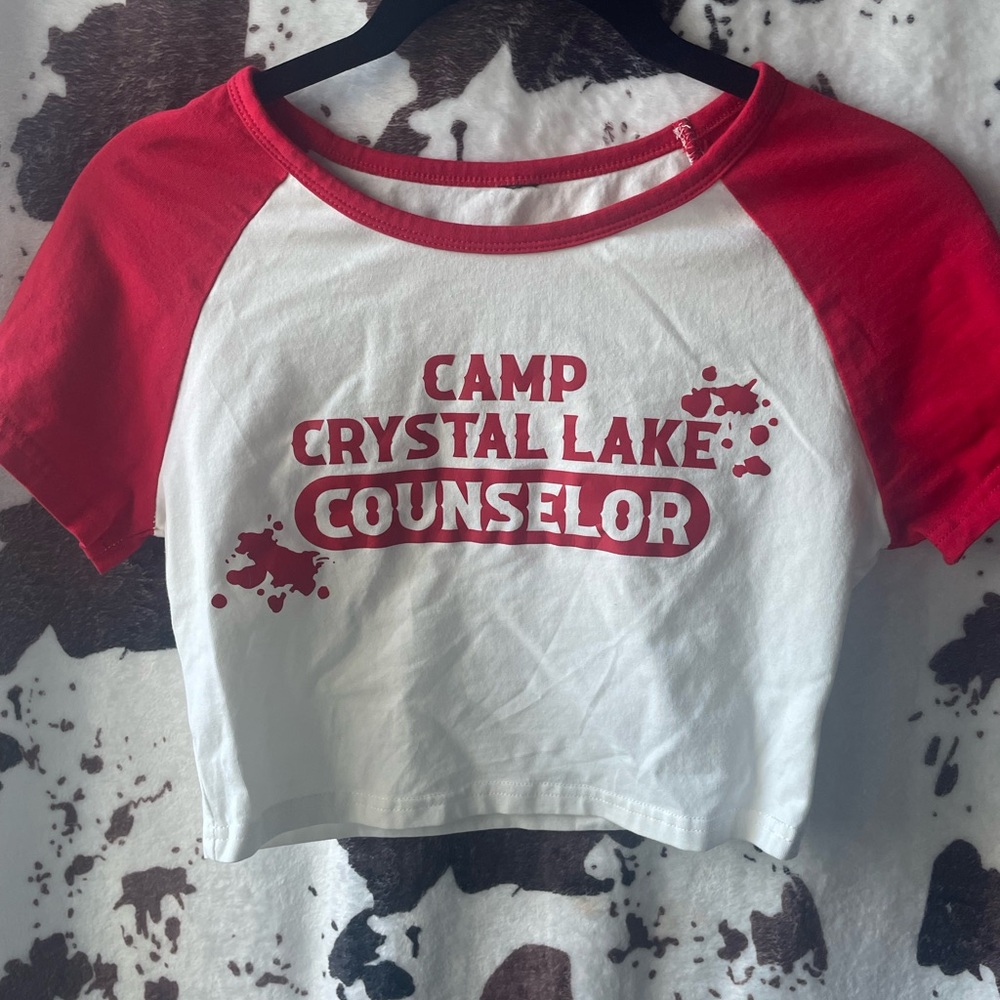 Camp crystal lake baby tee